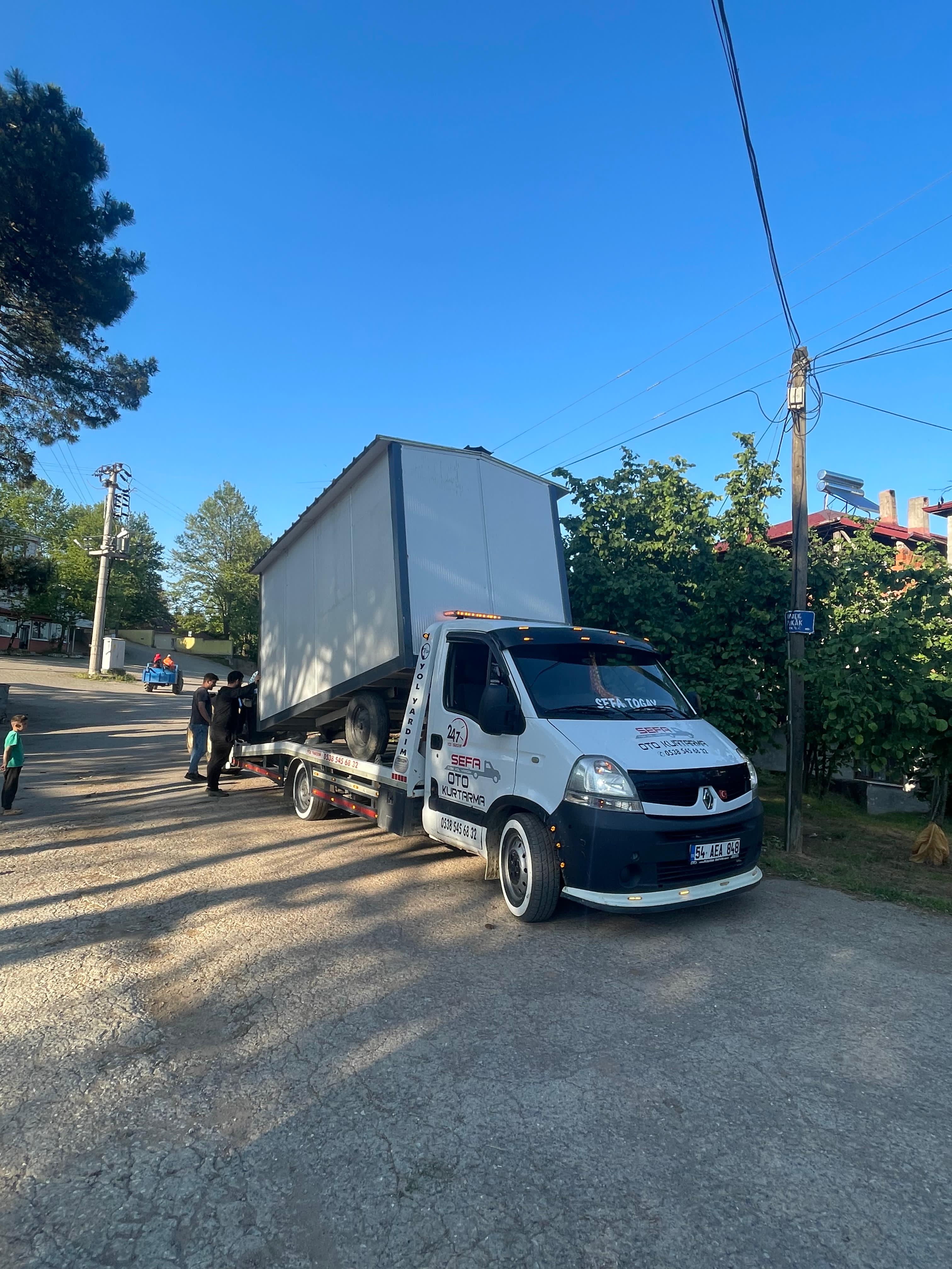 Karasu'dan Şehirler Arası Araç Çekici Hizmeti